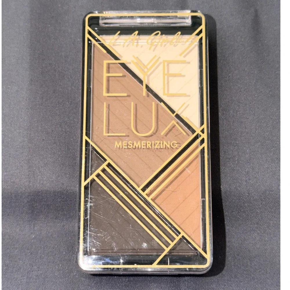 LA Girl Eye Lux Mesmerizing Eyeshadow Palette Urbanize GES465 Neutral Brown Quad
